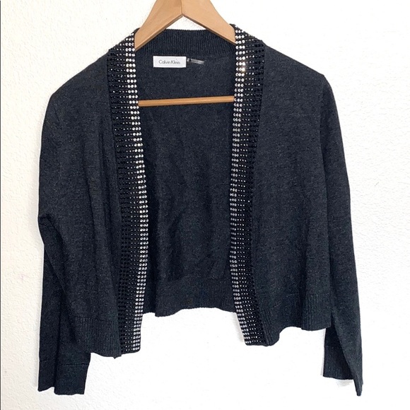calvin klein shrug cardigan